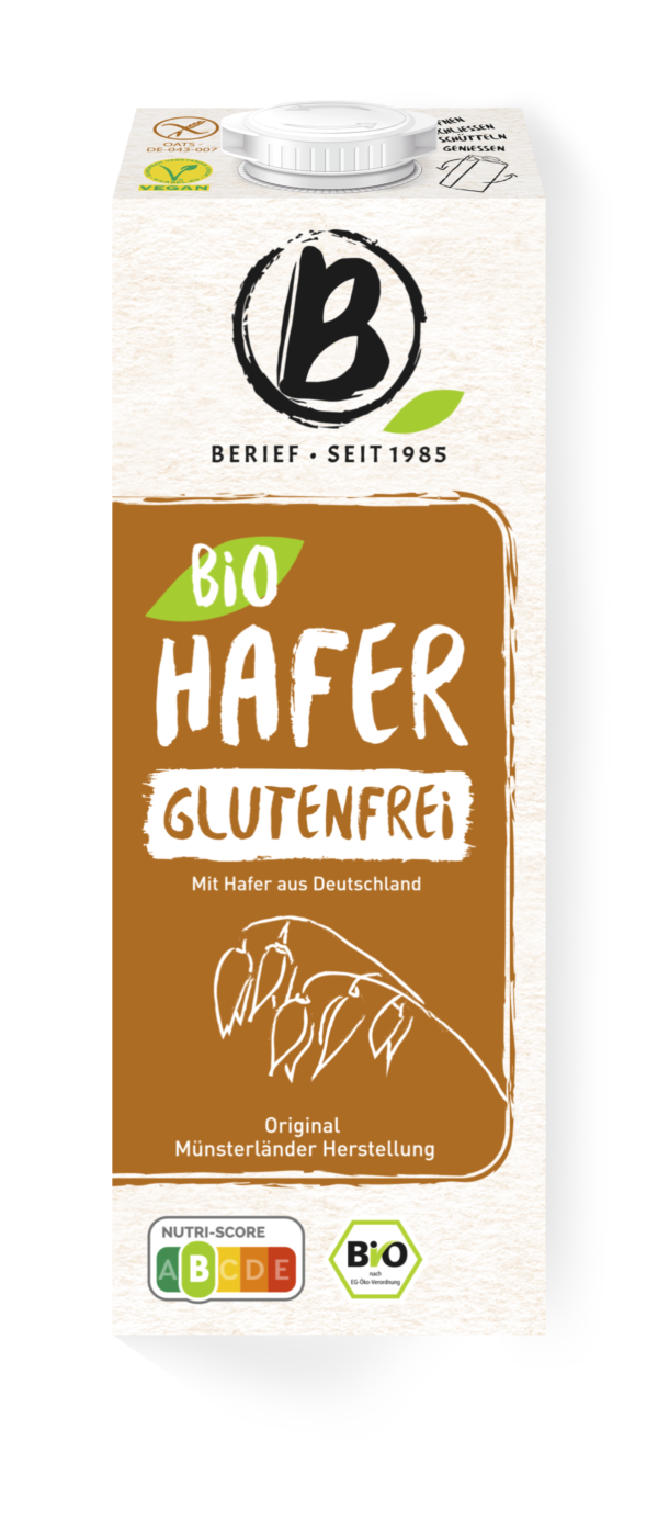Berief  Bio Hafer Drink glutenfrei 8 x 1l