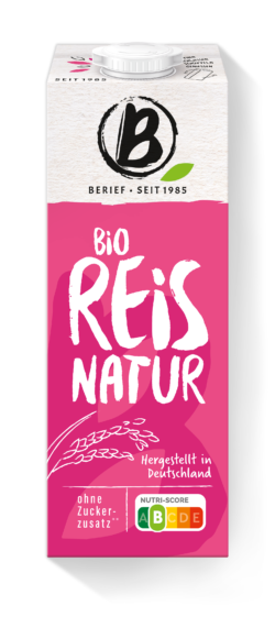 Berief Bio Reis Drink Natur 8 x 1,0kg