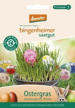 Bingenheimer Saatgut Ostergras- Sommergerste Pirona (Saatgut) 60g