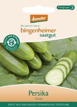 Bingenheimer Saatgut Persika - Freilandgurke (Saatgut) 5 x 1Stück