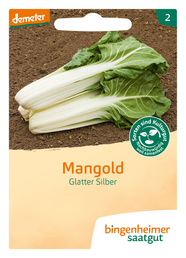 Bingenheimer Saatgut Glatter Silber - Mangold (Saatgut) 5 x 1Stück