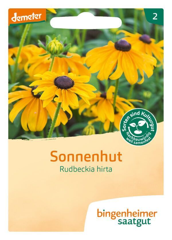 Bingenheimer Saatgut Sonnenhut Rudbeckia hirta 5 x 1Stück