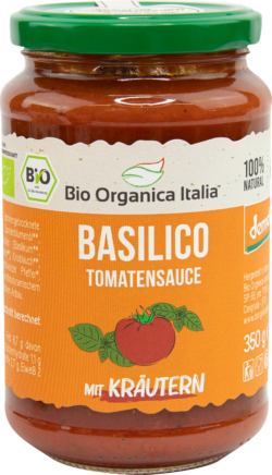 Bio Organica Italia Basilico Tomatensauce DEMETER 5 x 350g