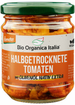 Bio Organica Italia halbgetrocknete Tomaten mit native Olivenöl extra DEMETER 5 x 190g
