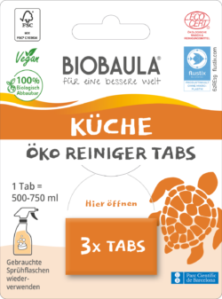 Biobaula Öko-Reiniger-Tabs Küche 8 x 3 Stück