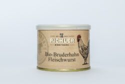 Biometzgerei Pichler Bio-Bruderhahn Fleischwurst 
