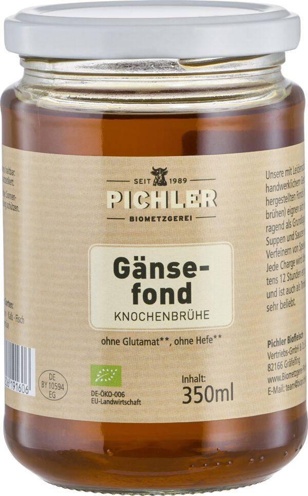 Biometzgerei Pichler Bio-Gänsefond 6 x 350ml