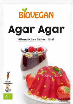 Biovegan Agar Agar, pflanzliches Geliermittel, BIO, glutenfrei 30g
