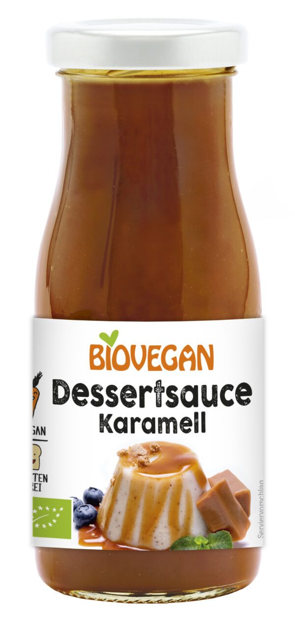 Biovegan Dessertsauce Karamell, BIO 6 x 150ml