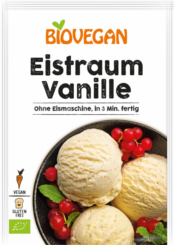 Biovegan Eistraum Vanille, BIO 10 x 77g