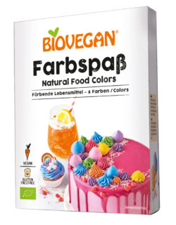 Biovegan Farbspaß, Färbende Lebensmittel, BIO 7 x 48g