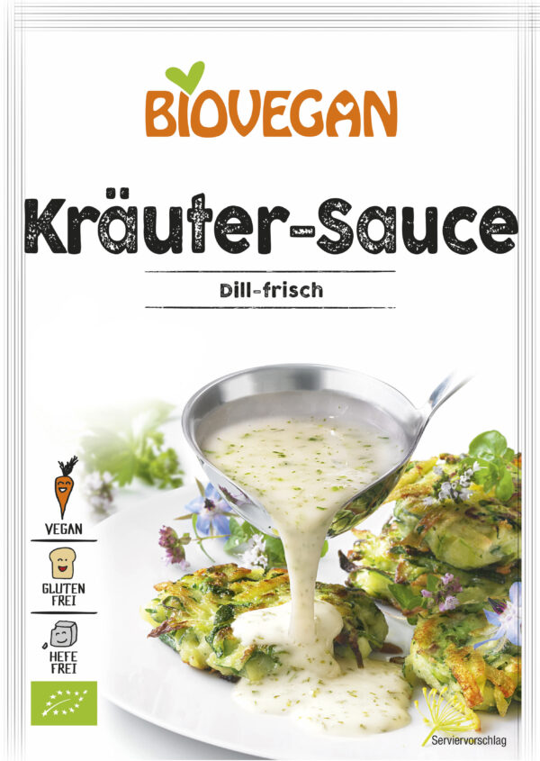 Biovegan Kräuter-Sauce, BIO 15 x 23g
