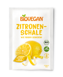 Biovegan Meine Zitroneschale, gerieben, BIO, BV, 20x 9g