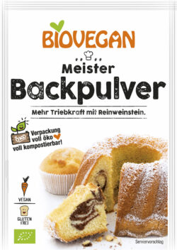Biovegan Meister Backpulver, BIO 16 x 51g