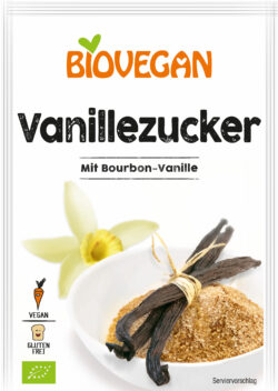 Biovegan Vanillezucker, BIO 12 x 32g