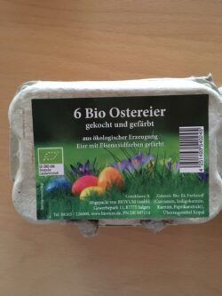 Biovum / Eggerhof Bio Ostereier 6er / 24x6 Eier = 144 Stk/Karton 24 x 6Stück