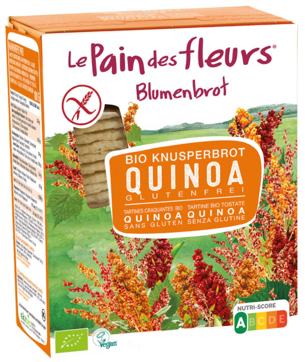 Blumenbrot Knusprige Bio Quinoa-Schnitten 6 x 150g