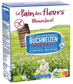 Blumenbrot Knusprige Bio Buchweizen-Schnitten frei von Zuckerzusätzen 150g