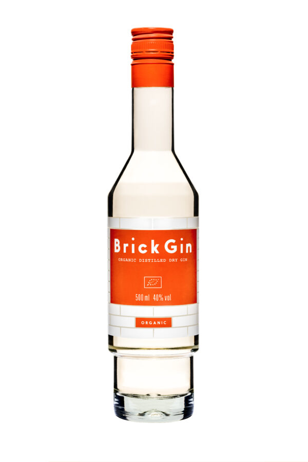 Brick Gin - Straight Organic Distilled Dry Gin - 40% Vol. - 6 x 500ml