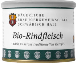 Bäuerliche Erzeugergemeinschaft Schwäbisch Hall Bio Rindfleisch im eigenen Saft 12 x 200g