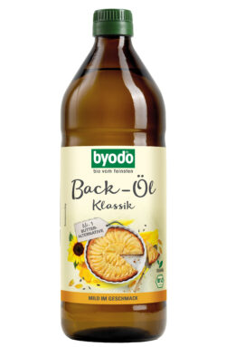 Byodo Back-Öl Klassik, aus high oleic und lin oleic Sonnenblumenkernen 6 x 0,75l