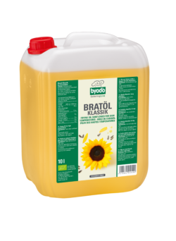 Byodo Bratöl Klassik, aus high oleic Sonnenblumen, desodoriert 10l