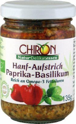 CHIRON Hanfaufstrich Paprika-Basilikum 6 x 135g