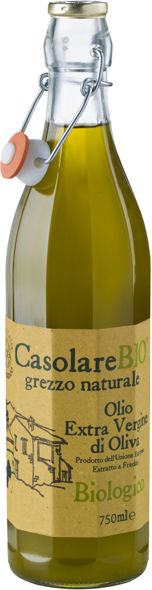 CasolareBio Olivenöl nativ extra naturtrüb 750ml 6 x 687g