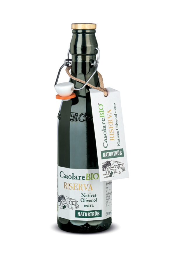CasolareBio Olivenöl nativ extra Riserva 500 ml 6 x 458g