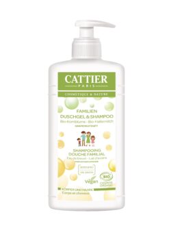 Cattier Paris Cattier Familien Duschgel & Shampoo Bio-Kornblume Bio-Hafermilch Grapefruitduft 500ml