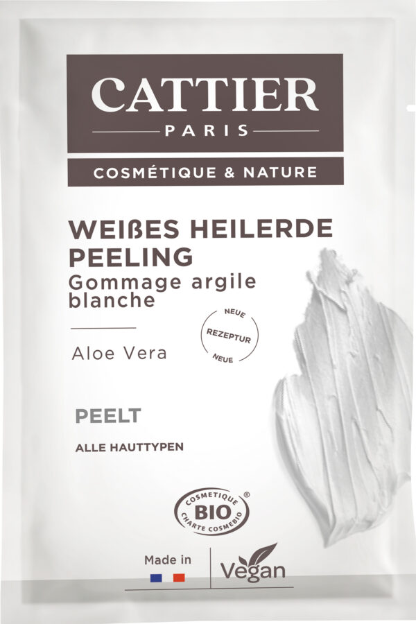 Cattier Paris Cattier Weißes Heilerde Peeling Einmalanwendung - Gommage Argile Blanche 24 x 12,5ml