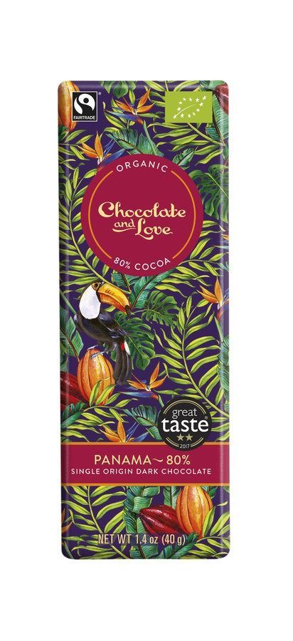 Chocolate And Love Panama 80% - Dark Chocolate aus Panama 14 x 40g