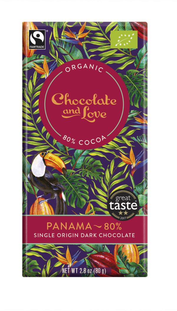 Chocolate and Love Limited Panama 80% - Dark Chocolate aus Panama 14 x 80g