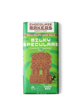 Chocolatemakers Bio Fairtrade Milky Speculaas - Milchschokolade mit Spekulatius 10 x 80g