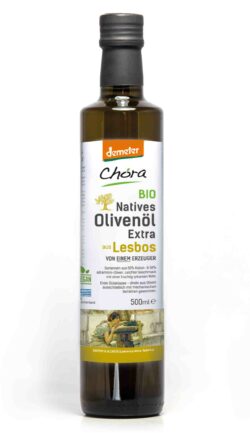 Chora DEMETER Bio Olivenöl Nativ Extra aus Lesbos Insel 6 x 500ml