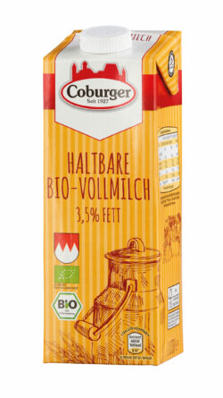 Coburger Bio H-Vollmilch, 3,5% Fett 12 x 1l