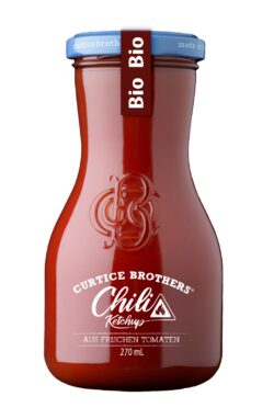 Curtice Brothers Bio Tomaten Ketchup mit Chili Pulver 12 x 300g