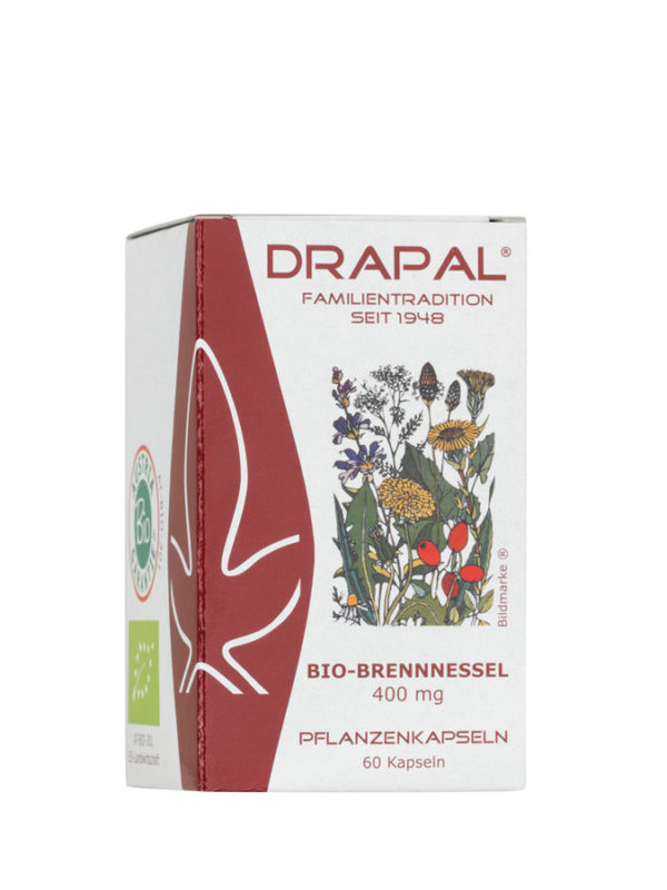 DRAPAL Bio-Brennnessel 400 mg Kapseln 60 Stück 27g