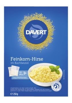 Davert Feinkorn-Hirse im Kochbeutel 6 x 250g