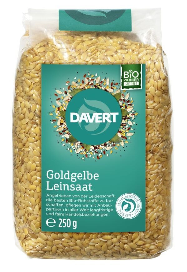 Davert Goldgelbe Leinsaat 8 x 250g