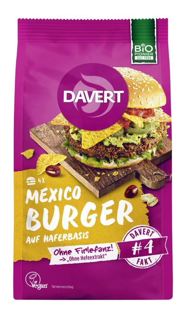 Davert Mexico Burger 6 x 155g