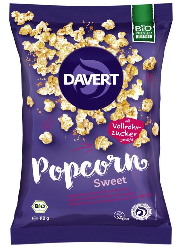 Davert Popcorn Sweet 7 x 80g