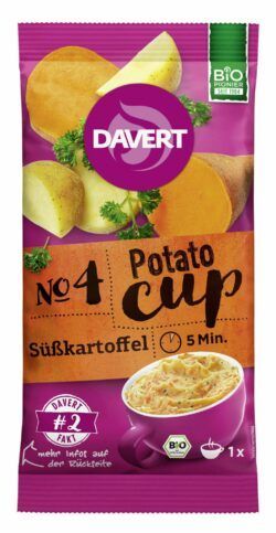 Davert Potato-Cup Süßkartoffel 8 x 57g