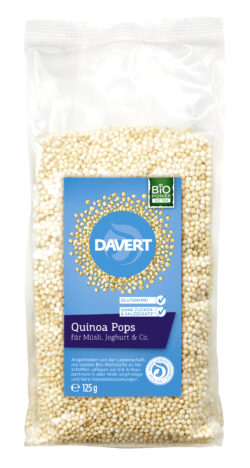 Davert Quinoa Pops glutenfrei 6 x 125g