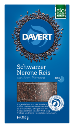 Davert Schwarzer Nerone Reis 8 x 250g