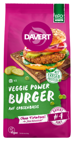 Davert Veggie Power Burger 6 x 160g