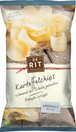 De Rit Kartoffelchips Meersalz 125g