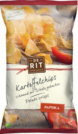 De Rit Kartoffelchips Paprika 125g