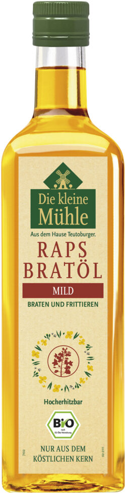 Die kleine Mühle Kl.Mühle Raps-Kernöl BRATEN&FRITTIEREN 6 x 750ml