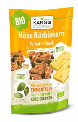 Dr. Karg´s Bio Käse Kürbiskern Vollkorn-Snack 10 x 110g